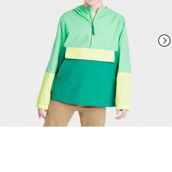 Boys' Popover Anorak Spring Windbreaker Jacket - Cat & Jack - Picture 1 of 7